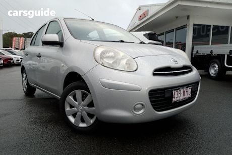 Silver 2014 Nissan Micra Hatchback St