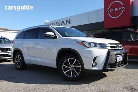 White 2019 Toyota Kluger Wagon Gxl (4X4)