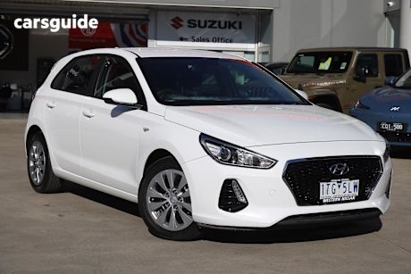 White 2019 Hyundai I30 Hatch GO F