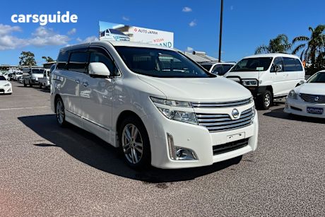 White 2011 Nissan Elgrand SUV LUXURY 7 SEATER HWS PREMIUM