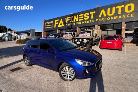 Blue 2018 Hyundai I30 Hatchback Active