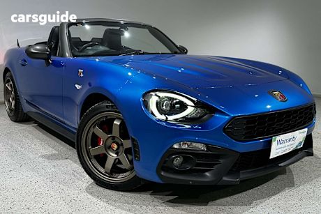 Blue 2017 Abarth 124 Sedan SPIDER R