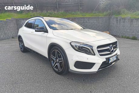 White 2014 Mercedes-Benz GLA-Class SUV GLA200 CDI F
