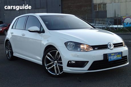 White 2017 Volkswagen Golf Hatchback 110 Tsi Highline