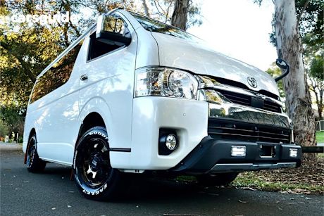 White 2020 Toyota HiAce SUV 4WD 10 SEATER GL DARK PRIME EDITION