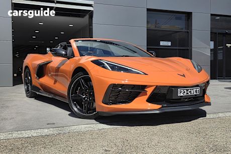 Orange 2022 Chevrolet Corvette Convertible STINGRAY 3LT R