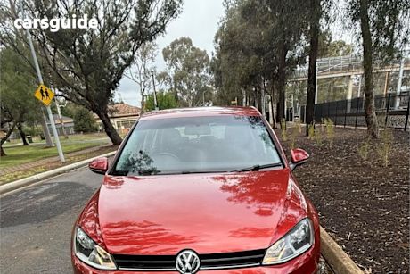 Red 2013 Volkswagen Golf Hatchback 90 Tsi