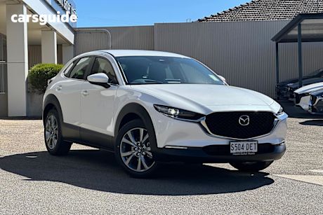 White 2025 Mazda CX-30 SUV G20 EVOLVE F