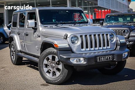 Silver 2020 Jeep Wrangler SUV UNLIMITED OVERLAND 4X4