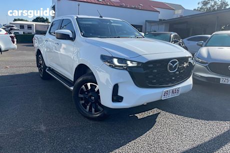White 2025 Mazda BT-50 Dual Cab Pick-up Xtr (4X2)