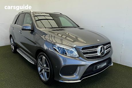 Grey 2016 Mercedes-Benz GLE-Class SUV GLE250 D 4WD