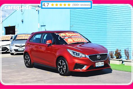 Red 2021 MG MG3 Hatch EXCITE F