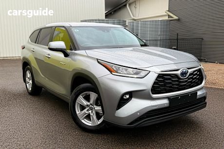 Silver 2024 Toyota Kluger Wagon Gx Hybrid Awd