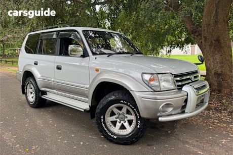 White 1998 Toyota Landcruiser Prado SUV