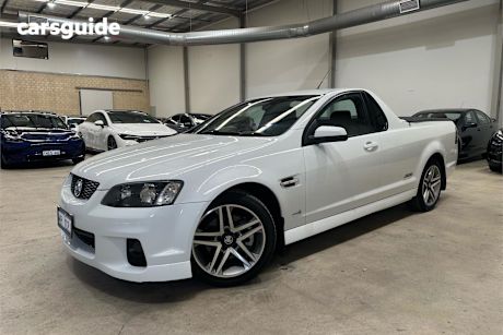 White 2011 Holden Commodore Ute Tray SS