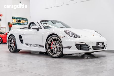 White 2015 Porsche Boxster Roadster S