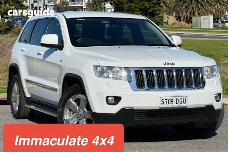 White 2013 Jeep Grand Cherokee SUV LAREDO 4X4