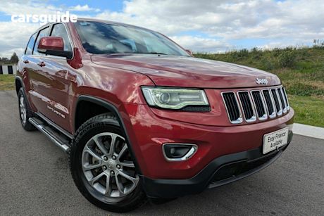 Red 2015 Jeep Grand Cherokee Wagon Laredo (4X2)