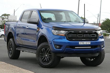 Blue 2019 Ford Ranger Ute Tray XLS 4X4