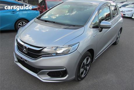 Silver 2017 Honda Fit Hatch HYBRID