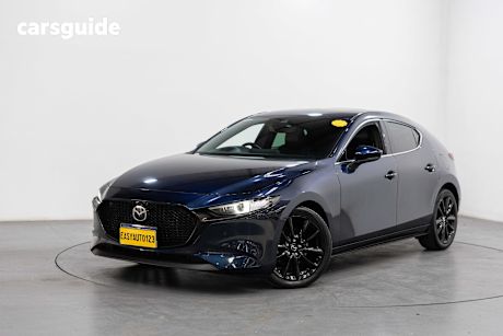 Blue 2021 Mazda 3 Hatchback G25 Astina