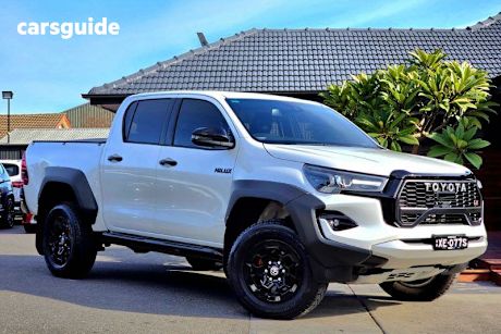 White 2024 Toyota Hilux Ute Tray GR SPORT 4X4