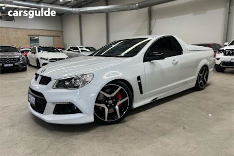 White 2014 HSV Maloo Ute Tray R8