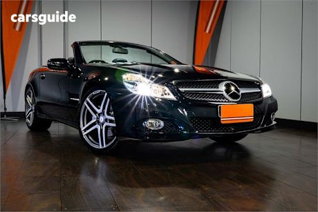 Black 2010 Mercedes-Benz SL350 Convertible Night Edition