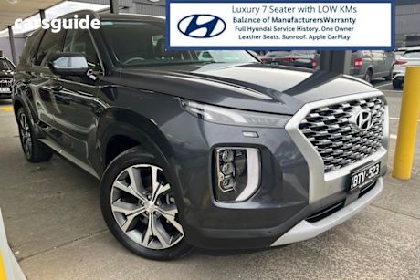 Grey 2021 Hyundai Palisade SUV ELITE 4X4
