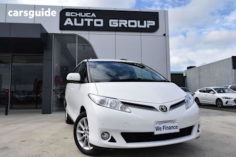 White 2016 Toyota Tarago SUV GLX F