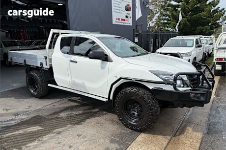 White 2019 Mazda BT-50 Freestyle Cab Chassis Xt (4X4) (5Yr)