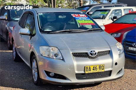Silver 2007 Toyota Corolla Hatch CONQUEST F
