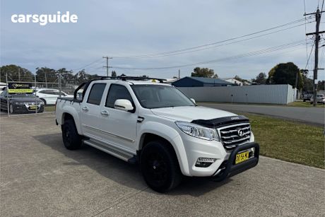 White 2019 Great Wall Steed Dual Cab Utility (4X4)