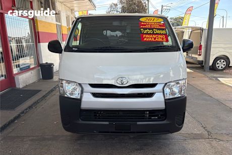 White 2017 Toyota HiAce Van Lwb