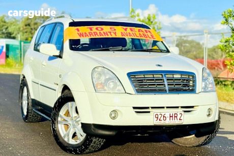 White 2012 Ssangyong Rexton Wagon Rx270 Xvt Spr Ii