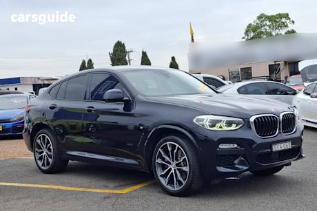 Black 2019 BMW X4 SUV XDRIVE30I M SPORT 4X4