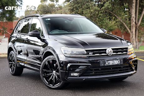 Black 2018 Volkswagen Tiguan SUV WOLFSBURG EDITION 4WD