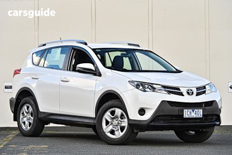 White 2014 Toyota RAV4 SUV GX F