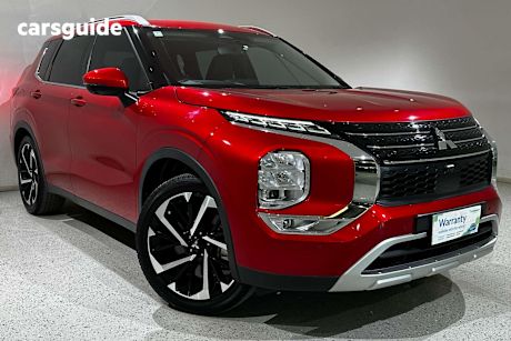 Red 2022 Mitsubishi Outlander SUV ASPIRE F