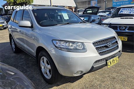 Silver 2008 Hyundai Santa FE SUV SLX