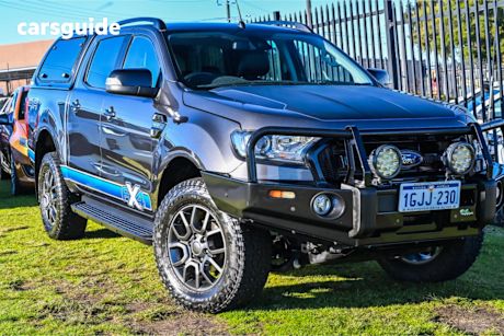 Grey 2017 Ford Ranger Dual Cab Utility Fx4 Special Edition