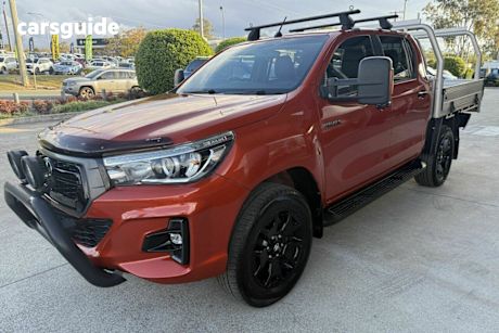 Orange 2018 Toyota Hilux Dual Cab Utility Rogue (4X4)