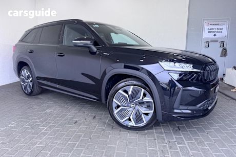 Black 2025 Skoda Kodiaq SUV 140TSI SPORTLINE 4X4