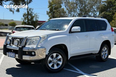 White 2012 Toyota Landcruiser Prado SUV GXL 4X4