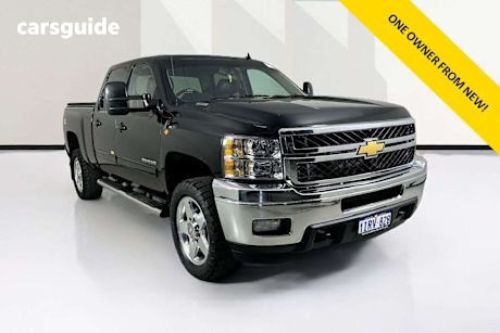 Black 2012 Chevrolet Silverado Ute Tray 2500HD