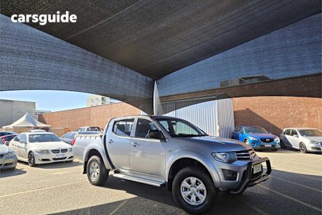 Silver 2009 Mitsubishi Triton Ute Tray GL-R 4X4