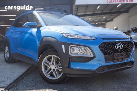 Blue 2019 Hyundai Kona SUV ACTIVE 4X4