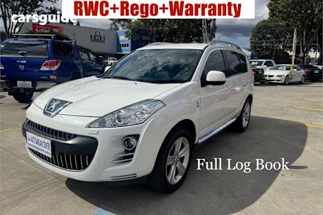 White 2013 Peugeot 4007 Wagon Sv (7 Seat)
