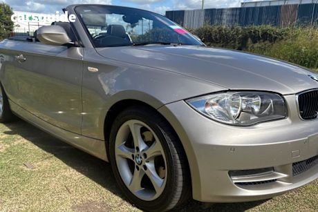 Silver 2010 BMW 120I Convertible