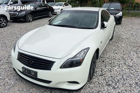 White 2008 Nissan Skyline Coupe INFINITI G37 (CKV36) 2DR COUPE 5SP AUTO 3.7I